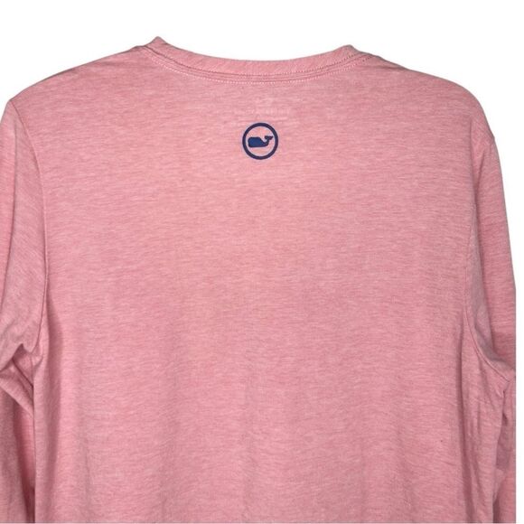 Vineyard Vines Pink Boys M Long Sleeve Edgartown T-shirt - Picture 5 of 7